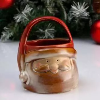 Кашпо "Новый год" микс, 13*12*15см