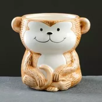 Кашпо "Обезьянка" 10*11см