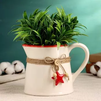 Кашпо «Грузовичок», 1487.5 см, красное