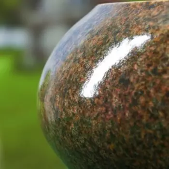 Кашпо-плошка "Бонсайница", цвет зелено-коричневое, керамика, 19 л