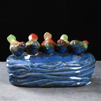 Кашпо "Птички" 23х16х10см