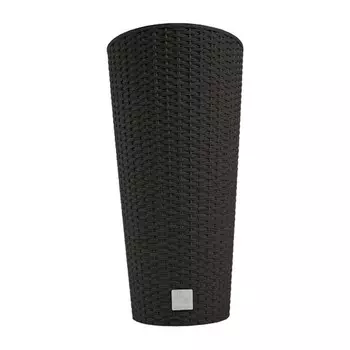 Кашпо RATO TUBUS, 2 предмета: внутренняя и наружная ёмкости, 7,5 и 15 л, цвет венге