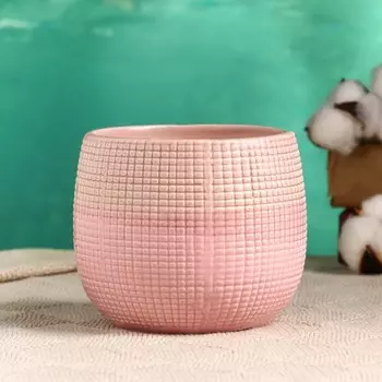 Кашпо "Розовое" 10х10х10см