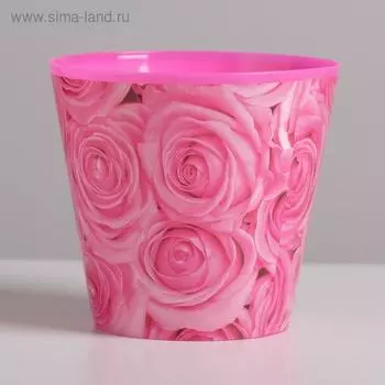Кашпо «Розы», 0,8 л, 11 х 12 см