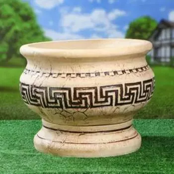 Кашпо садовое "Атлант", шамот, 52 л