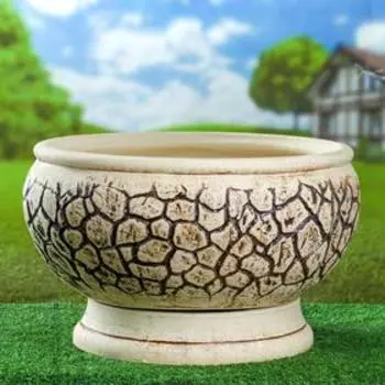 Кашпо садовое "Купец", шамот, 45 л