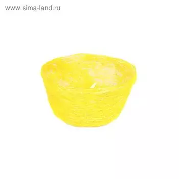 Кашпо, сизаль, круг, диффенбахия лимонная 8 х 17 см