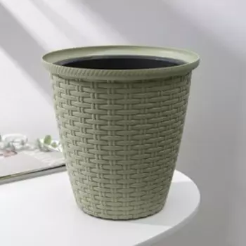 Кашпо со вставкой InGreen for Green Republic, 4,5 л (2,25 л), d=21 см, h=21,2 см, цвет полынь