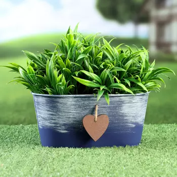 Кашпо «Ведерко Генри», 11199 см, синий