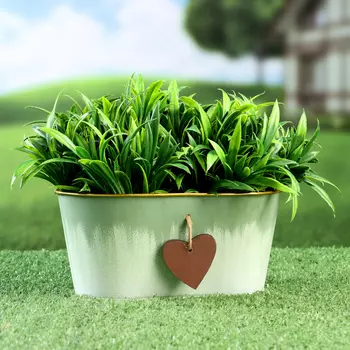 Кашпо «Ведёрко Генри», 11199 см, зелёный