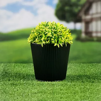 Кашпо «Ведёрко Килли», 141413 см, чёрное