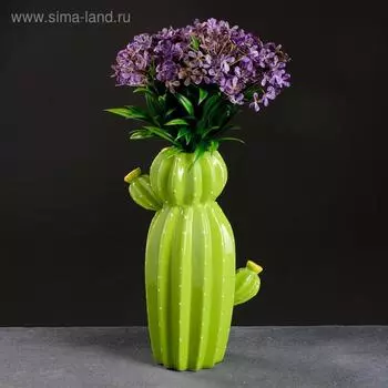 Кашпо - ваза "Кактус" салатовое