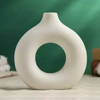 Ваза «Линд», 144 см, керамика, белая