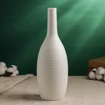 Ваза «Страйбер», 3010 см, керамика, белая