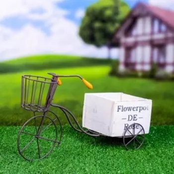 Кашпо-велосипед 35х13х22см