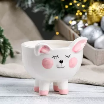 Кашпо "Зайчик" 11*10см