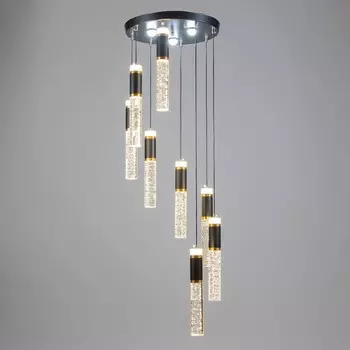 Каскад "Центалия" 8LED+3LED 99Вт ПДУ черный 40х40х200см BayerLux