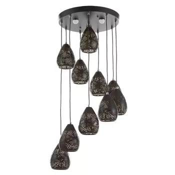 Каскад «Виерро» 10LED+3LED 79 Вт ПДУ черный 4040200 см BayerLux