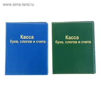 Касса букв слогов и счета А5 ПВХ