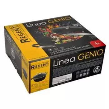 Кастрюля Regent inox Genio, размер 24х11 см, 4 л