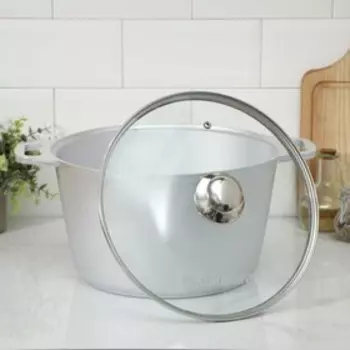 Кастрюля алюминиевая, 8 л, 39 30,5 18 см