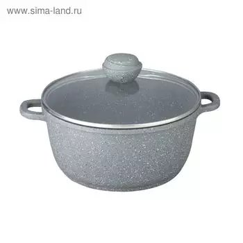Кастрюля Bekker Silver Marble, 4.3 л