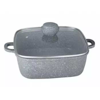 Кастрюля квадратная Silver Marble, 6.1 л