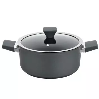 Кастрюля Lenardi Hammer, с крышкой, 6.2 л, d=28 см