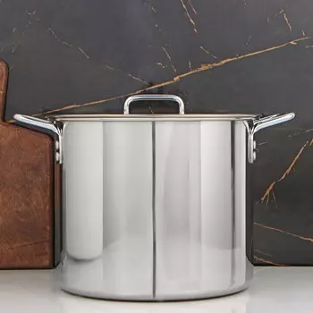 Кастрюля Катунь «Общепит», 15 л, d=30 см, h=23 см, нержавеющая сталь