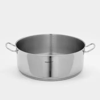 Кастрюля из нержавеющей стали «Общепит. Шеф», 18 л, d=40.5 см, h=15.5 см, капсульное дно, индукция