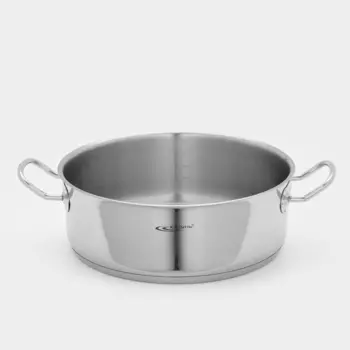 Кастрюля «Общепит. Шеф», 6 л, d=28 см, h=10,3 см, с теплораспределительным слоем