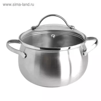 Кастрюля Regent inox Apple D, матовое полирование, размер 18х11 см 2.7 л