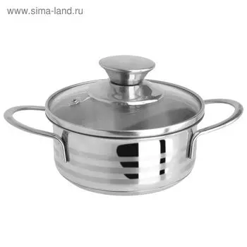 Кастрюля Regent inox Bimbo Vitro, d=12х5 см 0.6 л