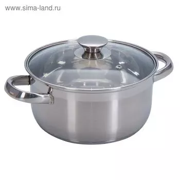 Кастрюля Regent inox Promo, размер 20х10.5 см, 3.3 л