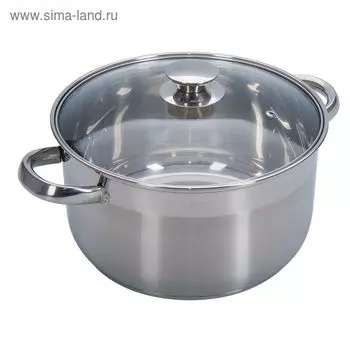 Кастрюля Regent inox Promo, размер 24х13.5 см, 6 л