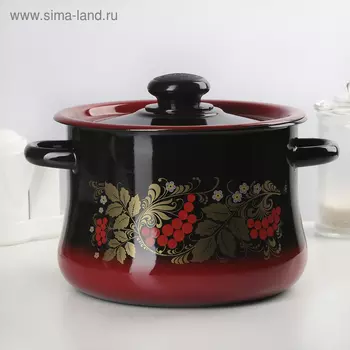 Кастрюля «Рябинушка», 4 л, рисунок МИКС