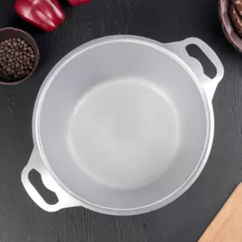 Кастрюля с антипригарным покрытием, 6 л, цвет бордовый