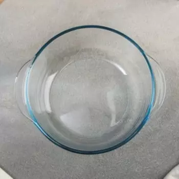 Кастрюля из жаропрочного стекла для запекания Borcam, 1,5 л, с крышкой