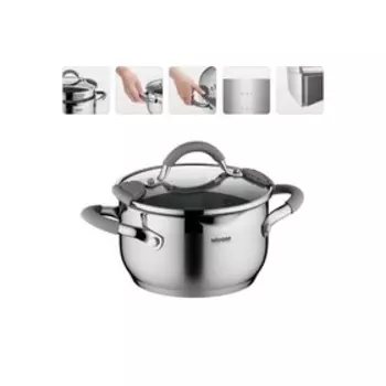 Кастрюля со стеклянной крышкой Nadoba Nita, d=18 см, 2.5 л