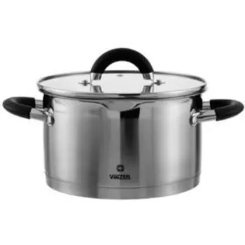 Кастрюля со стеклянной крышкой Progresso, 20 см, 3.4 л