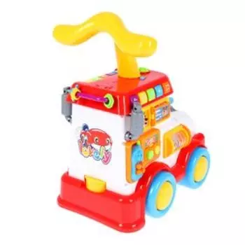 Каталка-ходунок «Машинка» с развивающими элементами и звуковыми эффектами