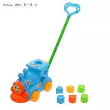 Каталка на палке «Паровозик», МИКС