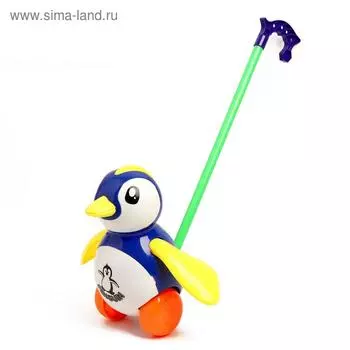 Каталка на палке «Пингвин», МИКС