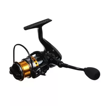 Катушка б/ин Namazu PRO Alligator NEW AL2000, 5+1 подшипник, 5.1:1, металлическая шпуля + запасная 9