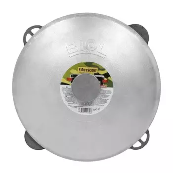 Казан чугунный BOYSCOUT, с крышкой, в чехле,12 л, азиатская чаша