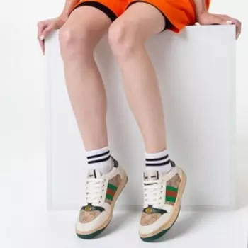 Кеды детские, цвет белый/бежевый МИКС, размер 26