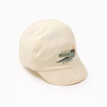 Кепка детская, размер 46-48, молочная