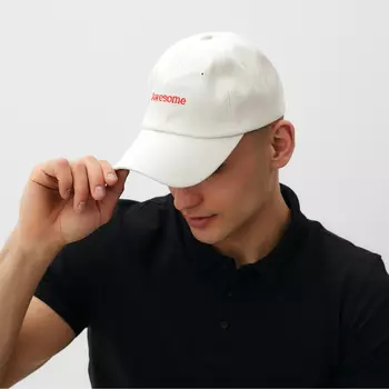 Кепка Awesome MINAKU, бежевая, размер 58