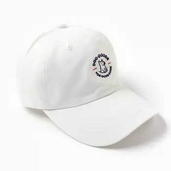 Кепка "Бейсболка" детская, цвет белый, размер 50-52