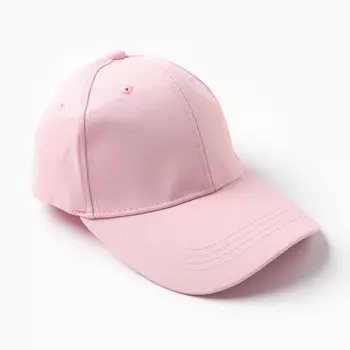 Кепка "Бейсболка" для девочки, цвет розовый, размер 56-58
